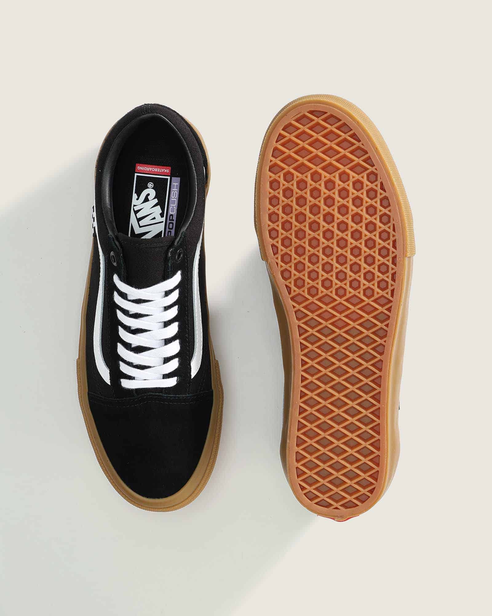 バンズ VANS SKATE Old Skool BLACK/GUM VN0A5FCBB9M スケート スケートオールドスクール  23.5㎝～28.0㎝ スニーカー メンズ レディース シューズ 0194905588708 【送料無料 北海道/沖縄/離島を除く】 BLACK/GUM 23.5cm