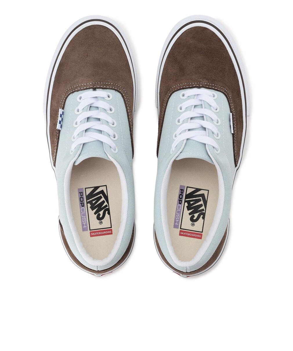 バンズ スケート エラ VANS Skate ERA BROWN/BLUE VN000ECRCL1 23.5㎝～28.0㎝ スニーカー メンズ レディース シューズ 0198266445786 【北海道/沖縄/離島 着払い】 BROWN/BLUE 23.5cm