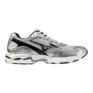  MIZUNO ミズノ WAVE RIDER 10 06:ホワイト×チャコール×シルバー 24.0cm  D1GA261D06 4582767791361 レディース スニーカー スポーツスタイル  【送料無料 北海道/沖縄/離島を除く】 06:ホワイト×チャコール×シルバー 24.0cm