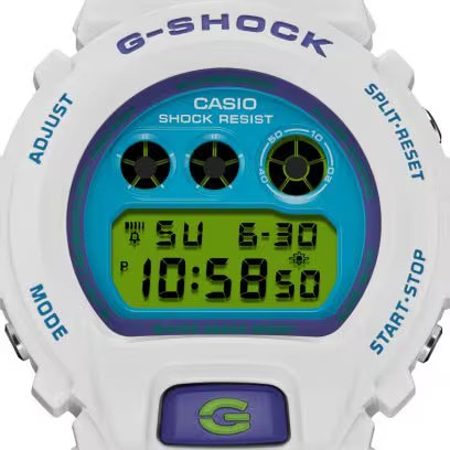 カシオ CASIO G-SHOCK GSHOCK ジーショック DIGITAL 6900 Series  DW-6900RCS-7JF DW-6900 CRAZY COLORS 2024 耐衝撃構造（ショックレジスト） 20気圧防水  スーパーイルミネーター 腕時計 国内正規品 【送料無料 北海道/沖縄/離島除く】 7JF FREE