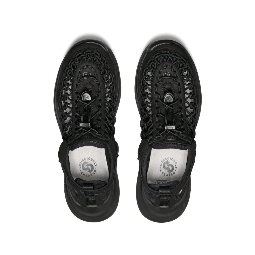 KEEN キーン スニーカー ウィメンズ アウトドアシューズ サンダル UNEEK WK ユニーク ダブルケー Black/Black 25.0cm 1030269 MM1 【送料無料 北海道/沖縄/離島を除く】 Black/Black 25.0cm