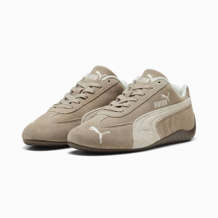 PUMA SPEEDCAT プーマ スピードキャットエレベーテッド レディース スニーカー シューズ Ice Coffee-Alpine Snow 23.5cm 403619_02 4069156860353 【送料無料 北海道/沖縄/離島を除く】 Ice Coffee-Alpine Snow 23.5cm