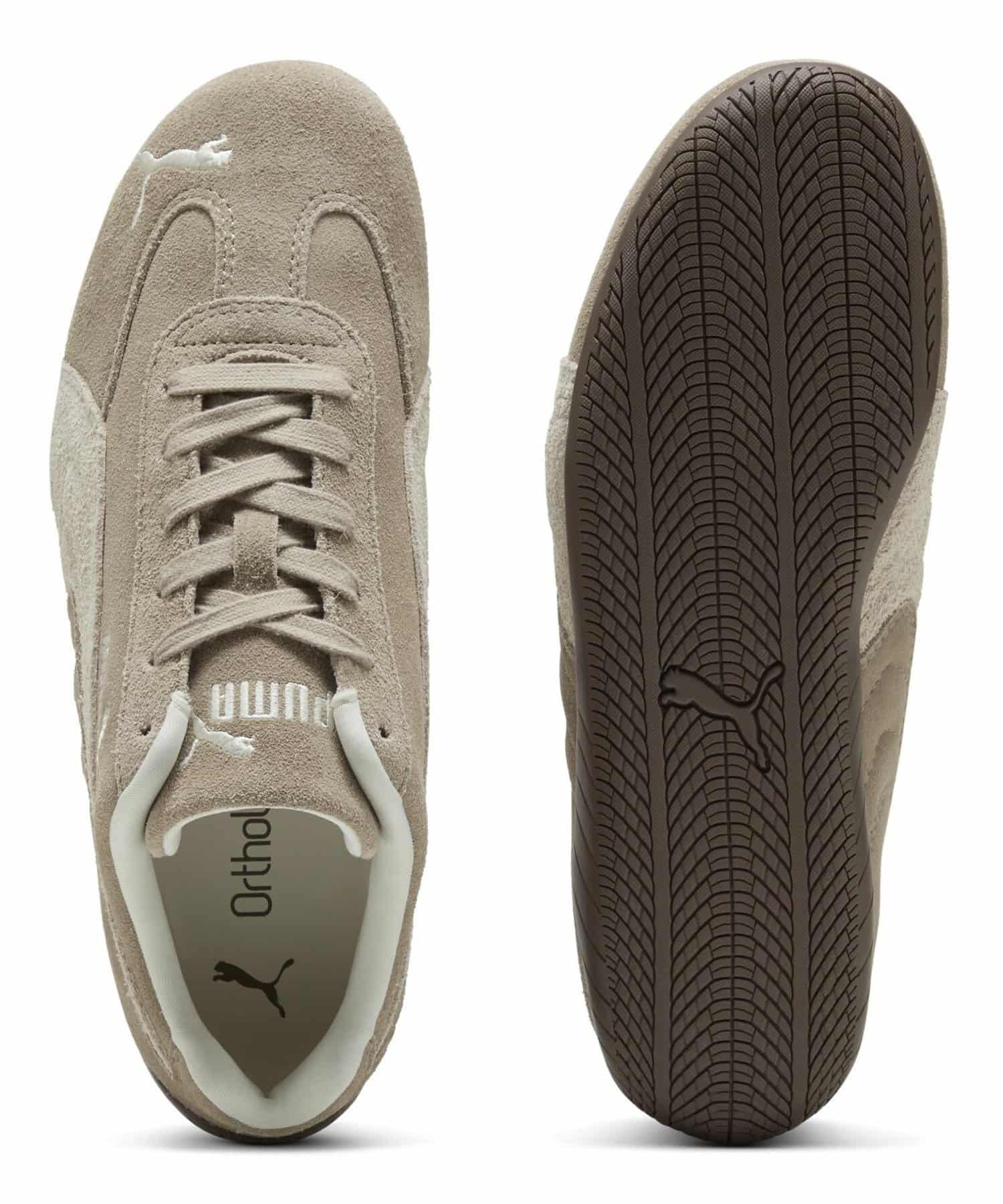 PUMA SPEEDCAT プーマ スピードキャットエレベーテッド レディース スニーカー シューズ Ice Coffee-Alpine Snow 24.5cm 403619_02 4069156860360 【送料無料 北海道/沖縄/離島を除く】 Ice Coffee-Alpine Snow 24.5cm