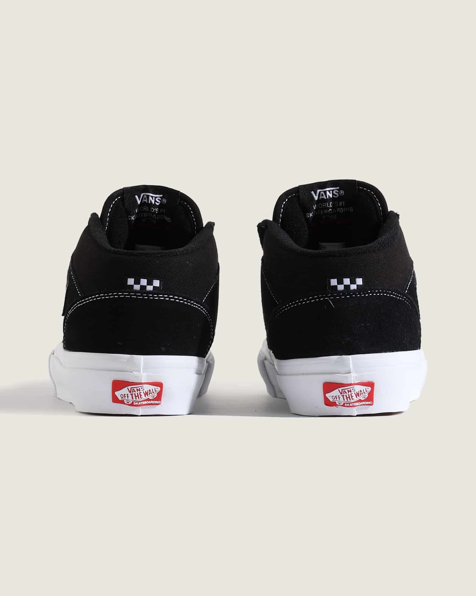 VANS SKATE HALF CAB BLACK/WHITE VN0A5FCDY28 バンズ スケート ハーフキャブ 23.5cm～28.0㎝ スニーカー メンズ シューズ 0194901609940 【送料無料 北海道/沖縄/離島を除く】 BLACK/WHITE 23.5cm