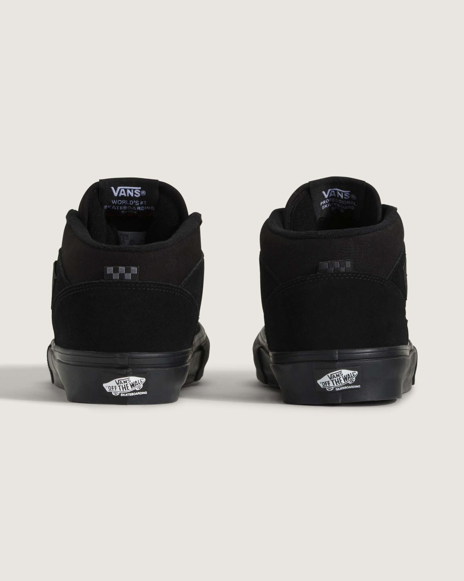 VANS HALF CAB BLACK/BLACK VN0A5FCDBKA バンズ スケート ハーフキャブ 28.0cm スニーカー メンズ シューズ スケボー スケートボード 0194901611332  【送料無料 北海道/沖縄/離島を除く】 BLACK/BLACK 28.0cm