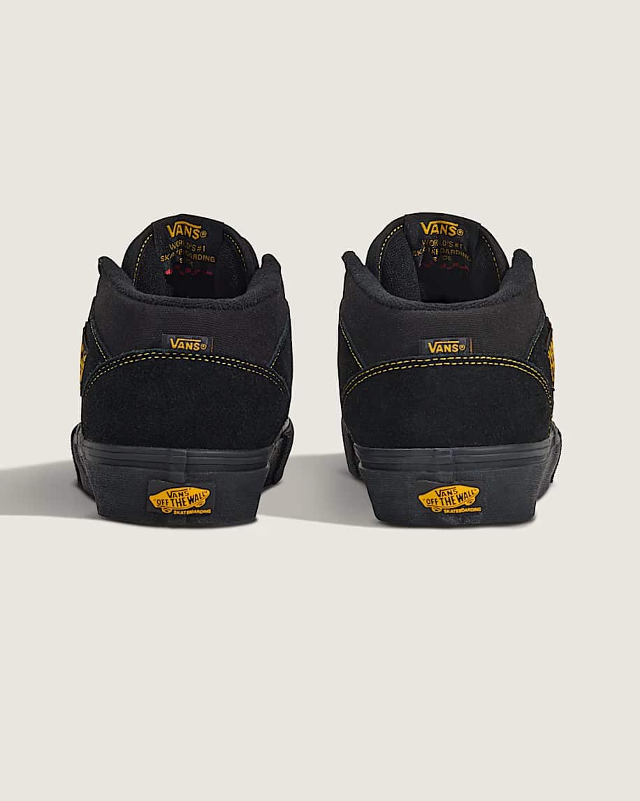 VANS バンズ SKATE HALF CAB BLACK/MUSTERD VN0A5FCDBLN スケート ハーフキャブ 28.0cm スニーカー メンズ シューズ 0198266502304 【送料無料 北海道/沖縄/離島を除く】 BLACK/MUSTERD 28.0cm