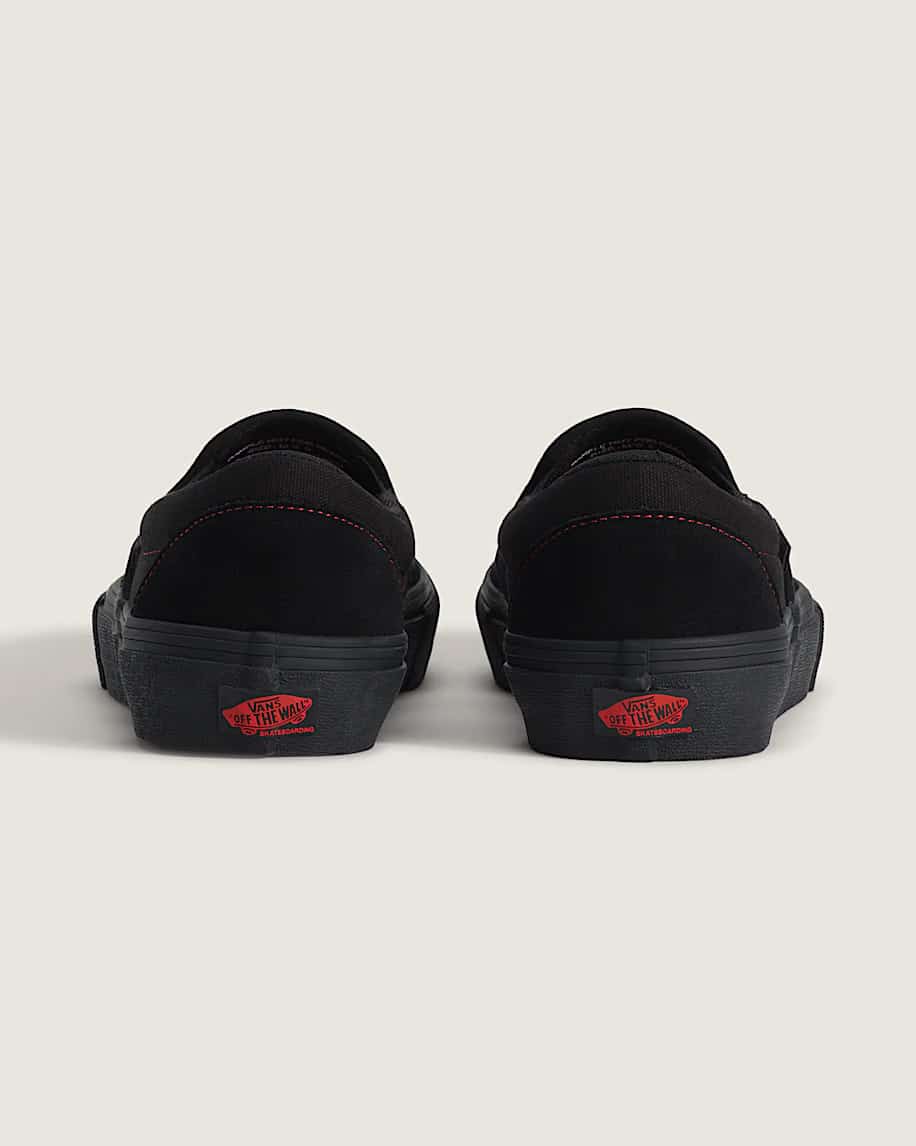 バンズ VANS SKATE SLIP-ON BLACK/BLACK/RED VN000EG52UR スケート スリップオン 26.0cm～28.0㎝ スニーカー メンズ シューズ 0198266486857 【北海道/沖縄/離島 着払い】 BLACK/BLACK/RED 26.0cm