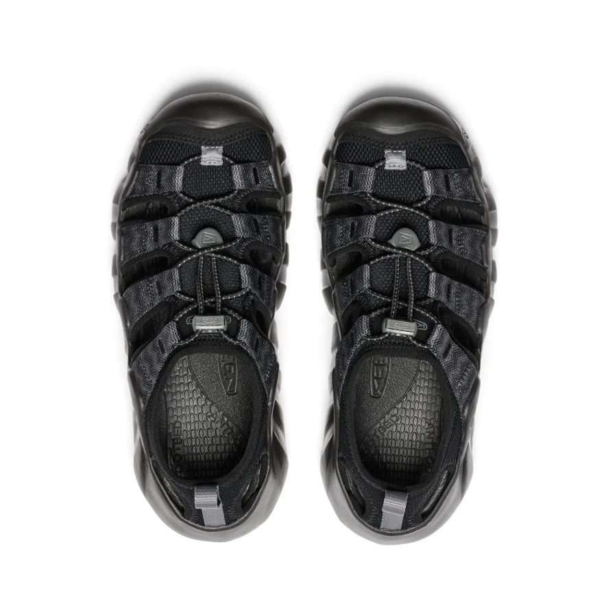 キ－ン ハイパーポート エイチツー KEEN HYPERPORT H2 Black/Steel Grey 23.0cm～25.0cm 1028657 スニーカー レディース 0195208354755 【送料無料 北海道/沖縄/離島を除く】 Black/Steel Grey 23.0cm