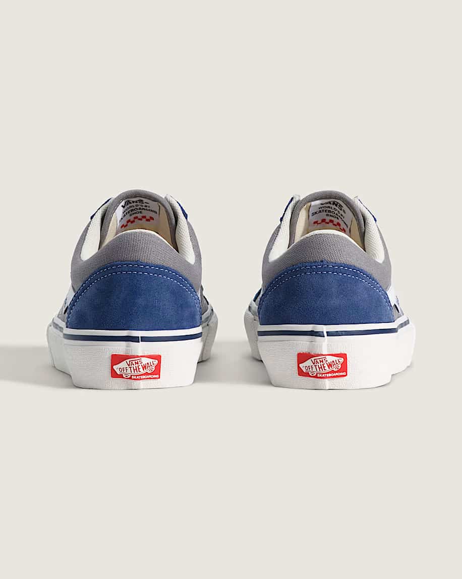 VANS SKATE Old Skool BLUE/GREY VN000EDNY24 バンズ スケートオールドスクール  28.0㎝ スニーカー メンズ シューズ 0198266485621【送料無料 北海道/沖縄/離島を除く】 BLUE/GREY 28.0cm