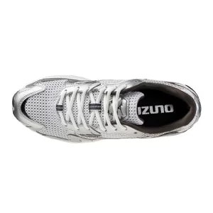 MIZUNO ミズノ WAVE RIDER 10 06:ホワイト×チャコール×シルバー 24.0cm  D1GA261D06 4582767791361 レディース スニーカー スポーツスタイル  【送料無料 北海道/沖縄/離島を除く】 06:ホワイト×チャコール×シルバー 24.0cm