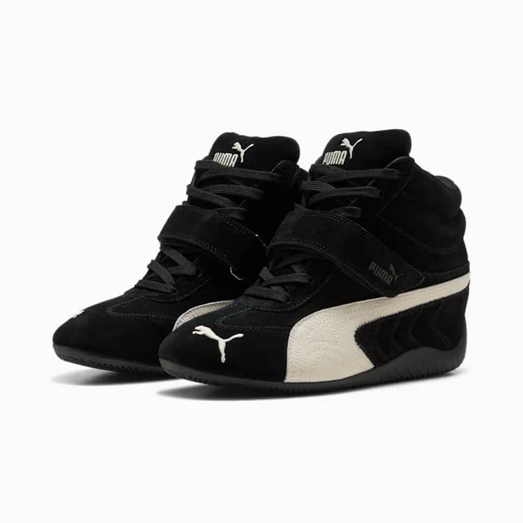 プーマ スピードキャット ウェッジ OG スニーカー PUMA SPEEDCAT WEDGE OG WNS PUMA Black-PUMA White 23.0㎝～25.0㎝ 408119_01 4069162835055 【送料無料 北海道/沖縄/離島を除く】 PUMA Black-PUMA White 23.0㎝