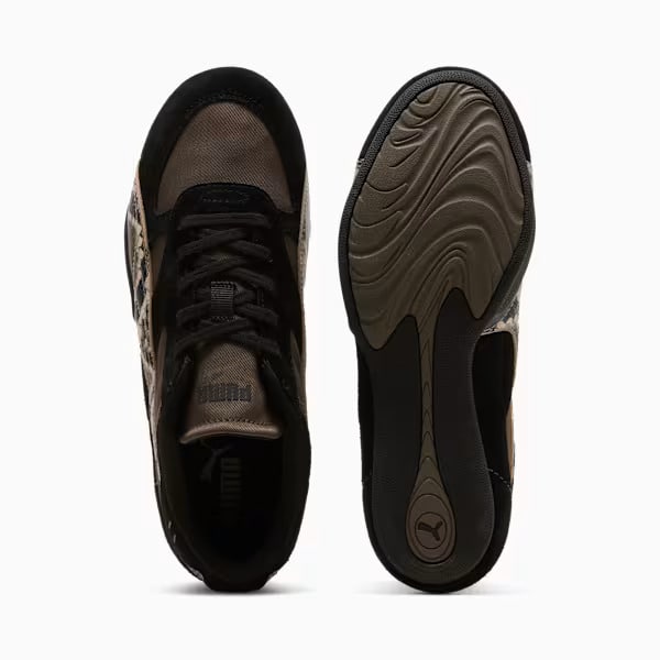 プーマ ベラ ミナ スネーク ウィメンズ  PUMA BELLA MINA SNAKE WNS Matte bronze-Puma black 23.0㎝～25.0㎝ 408055_01 4070032773674 【送料無料 北海道/沖縄/離島を除く】 Matte bronze-Puma black 23.0㎝