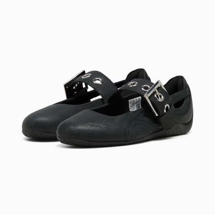 プーマ  ウィメンズ スピードキャット バレエ エトワール ドレスアップ スニーカー PUMA SPEEDCAT BALLET DRESS-UP WNS PUMA Black 23.5cm～24.5cm 408054_03 4070032878911 【送料無料 北海道/沖縄/離島を除く】 PUMA Black 23.5cm