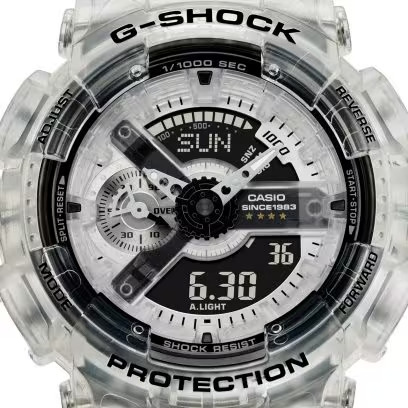 【40周年限定モデル】カシオ CASIO G-SHOCK ジーショック G-SHOCK 40th Anniversary CLEAR REMIX  ANALOG-DIGITAL 110SERIES GA-114RX-7AJR 耐衝撃構造（ショックレジスト）耐磁時計（JIS1種） 20気圧防水  腕時計 