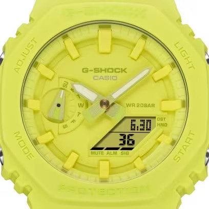 カシオ CASIO G-SHOCK GSHOCK ジーショック ANALOG-DIGITAL 2100Series GA-2100-9A9JF  YELLOW カーボンコアガード構造 耐衝撃構造 （ショックレジスト） 20気圧防水 八角形 オクタゴンベゼル 腕時計 国内正規品 【送料無料 ...