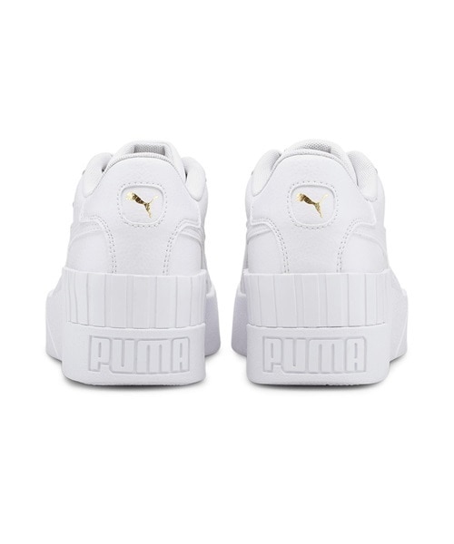  PUMA プーマ カリウェッジ ウィメンズ CALI WEDGE WNS LX1 373438 01  【送料無料　北海道/沖縄/離島を除く】 Puma white-Puma white 23.5ｃｍ