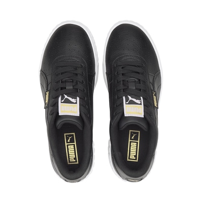  PUMA プーマ カリウェッジ ウィメンズ CALI WEDGE WNS LX1 373438 02  レディーススニーカー【送料無料　北海道/沖縄/離島を除く】 Puma black-Puma white 23.0ｃｍ