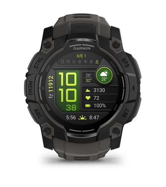 ガーミン GARMIN fenix 7X Sapphire Dual Power Ti Carbon Gray