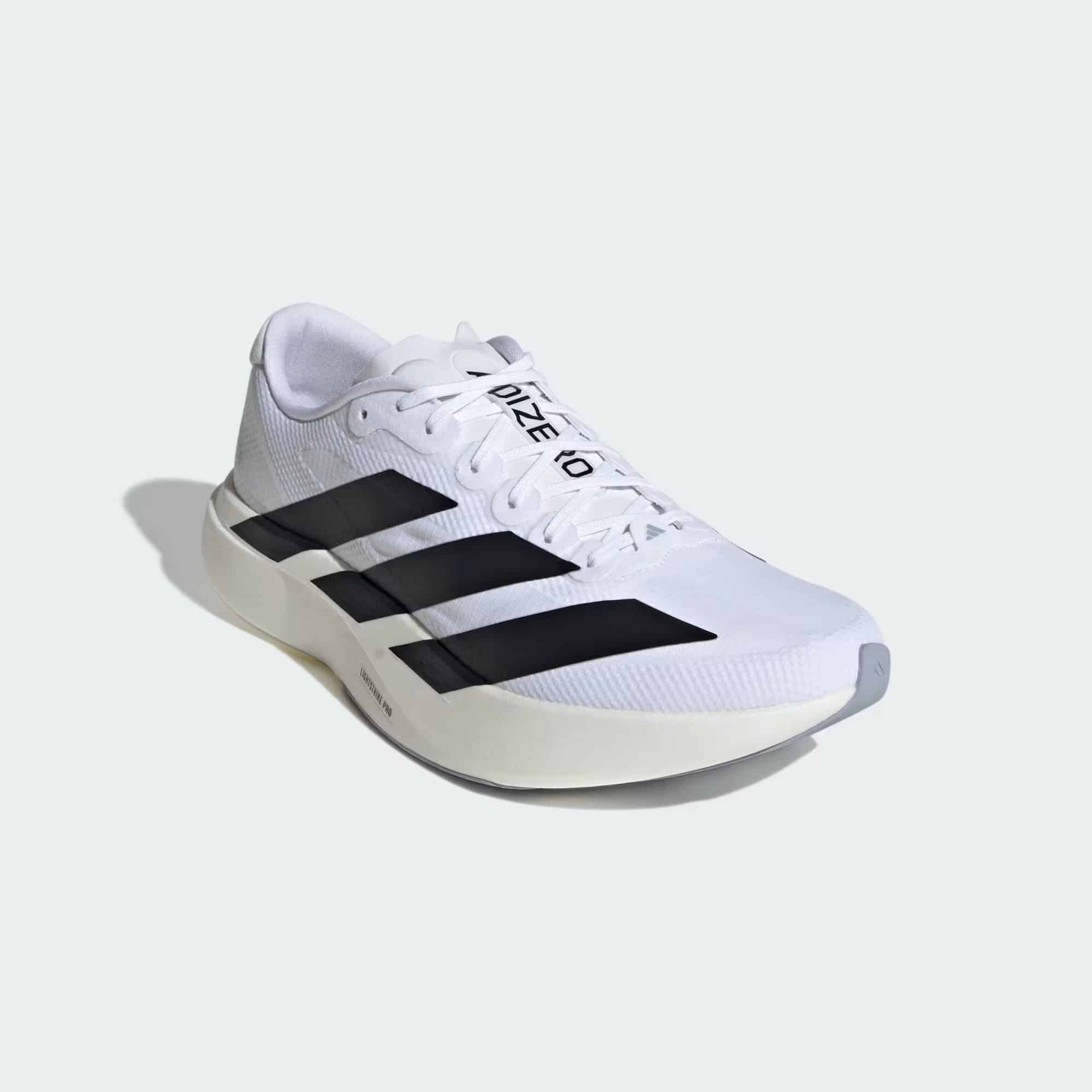ADIDAS ADIZERO EVO SL WOVEN アディダス アディゼロ エボ エスエル ウーブン Cloud White / Core Black / Dash Grey 27.0cm JR1912 スニーカー メンズ 4068812984914 【送料無料 北海道/沖縄/離島を除く】 Cloud White / Core Black / Dash Grey 27.0cm