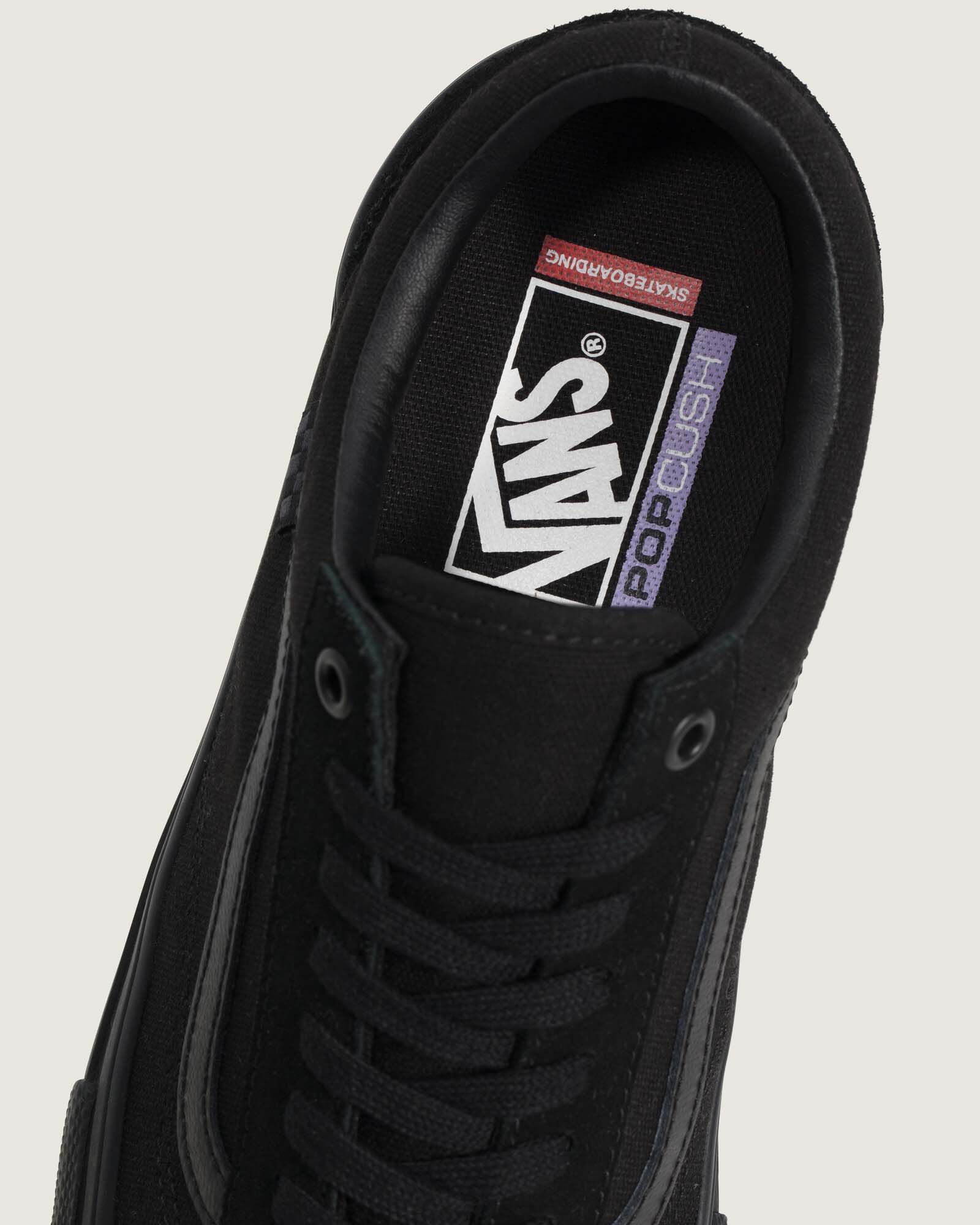 VANS SKATE Old Skool BLACK/BLACK VN0A5FCBBKA バンズ スケートオールドスクール  27.5㎝ スニーカー メンズ シューズ 0194901609261 【送料無料 北海道/沖縄/離島を除く】 BLACK/BLACK 27.5cm