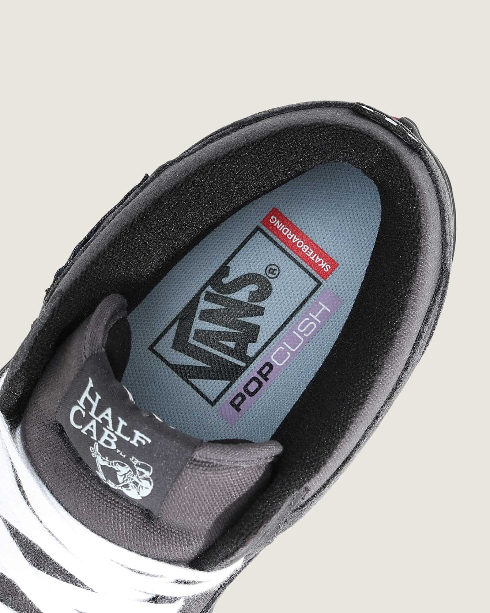 バンズ スケート ハーフキャブ VANS SKATE HALF CAB CHARCOAL GREY/BLACK VN0A5FCDB2U 26.0㎝～28.0㎝ スニーカー メンズ シューズ 0198268769866 【送料無料 北海道/沖縄/離島を除く】 CHARCOAL GREY/BLACK 26.0cm
