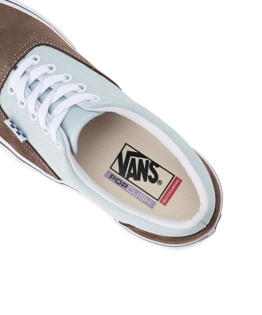 バンズ スケート エラ VANS Skate ERA BROWN/BLUE VN000ECRCL1 23.5㎝～28.0㎝ スニーカー メンズ レディース シューズ 0198266445786 【北海道/沖縄/離島 着払い】 BROWN/BLUE 23.5cm