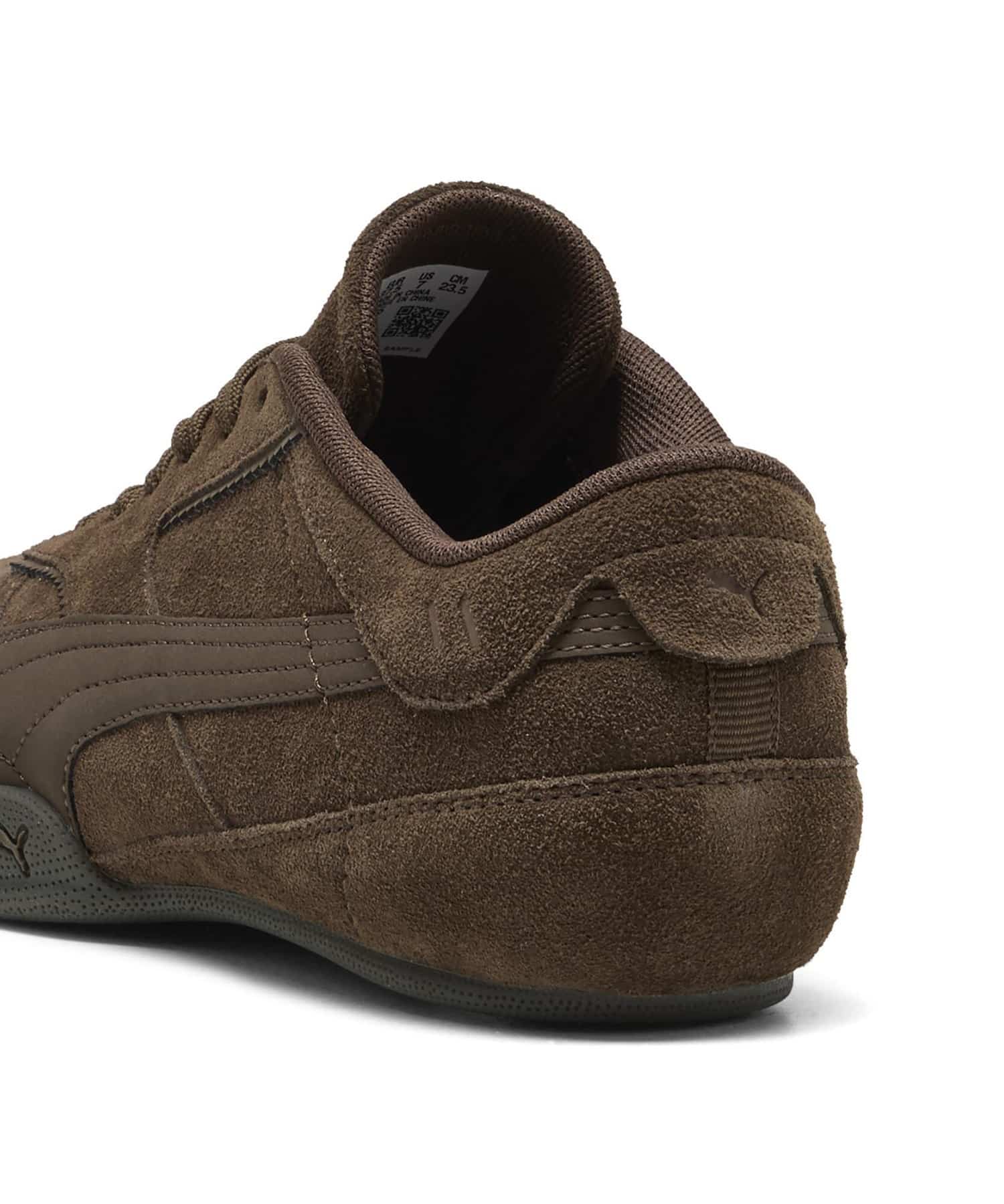 PUMA BELLA MINA SUEDE WNS プーマ ベラ ミナ スエード スニーカー chocolate-gum 23.5㎝ 407671_05 4070032771915 【送料無料 北海道/沖縄/離島を除く】 chocolate-gum 23.5㎝