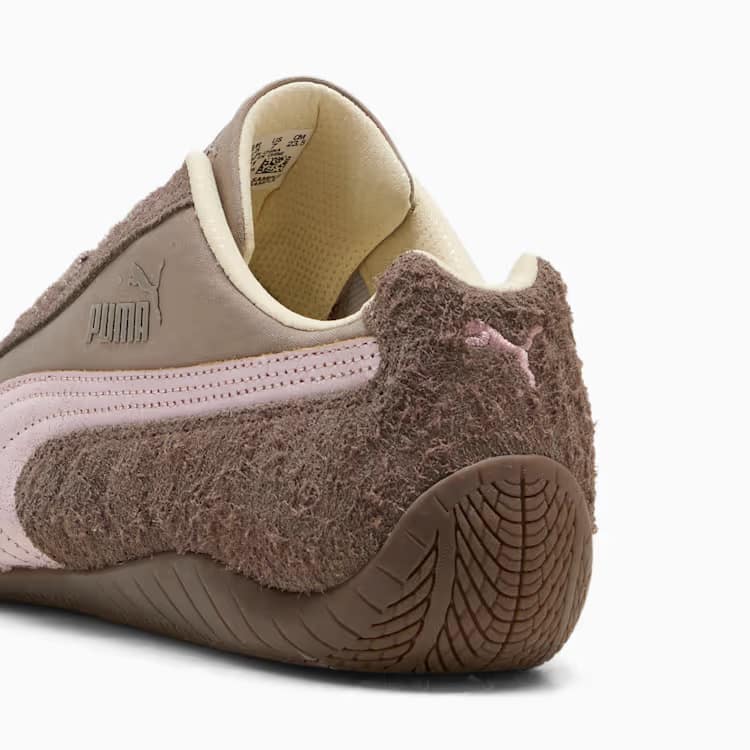 プーマ スピードキャットブラッシュド ラックス スニーカー PUMA SPEEDCAT BRUSHED LUXE WNS Mouse Gray-Gum 23.0㎝～25.0㎝ 407672_01 4070032763040 【送料無料 北海道/沖縄/離島を除く】 Totally taupe-Chocolate 23.0㎝
