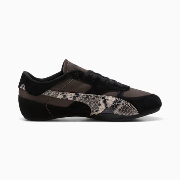 プーマ ベラ ミナ スネーク ウィメンズ  PUMA BELLA MINA SNAKE WNS Matte bronze-Puma black 23.0㎝～25.0㎝ 408055_01 4070032773674 【送料無料 北海道/沖縄/離島を除く】 Matte bronze-Puma black 23.0㎝