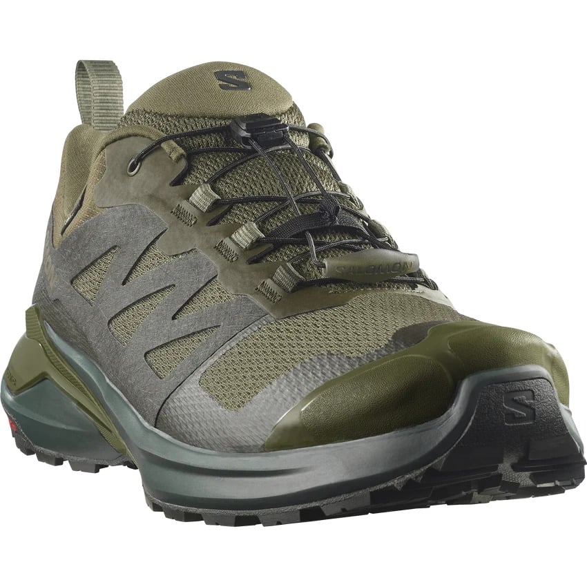 【サロモン】 SALOMON X-ADVENTURE GORE-TEX Olive Night/Peat/Olive Night 26.5cm～27.5cm 019870255302 ゴアテックス GORE/TEX メンズ スニーカー 【送料無料 北海道/沖縄/離島を除く】 Olive Night/Peat/Olive Night 26.5cm
