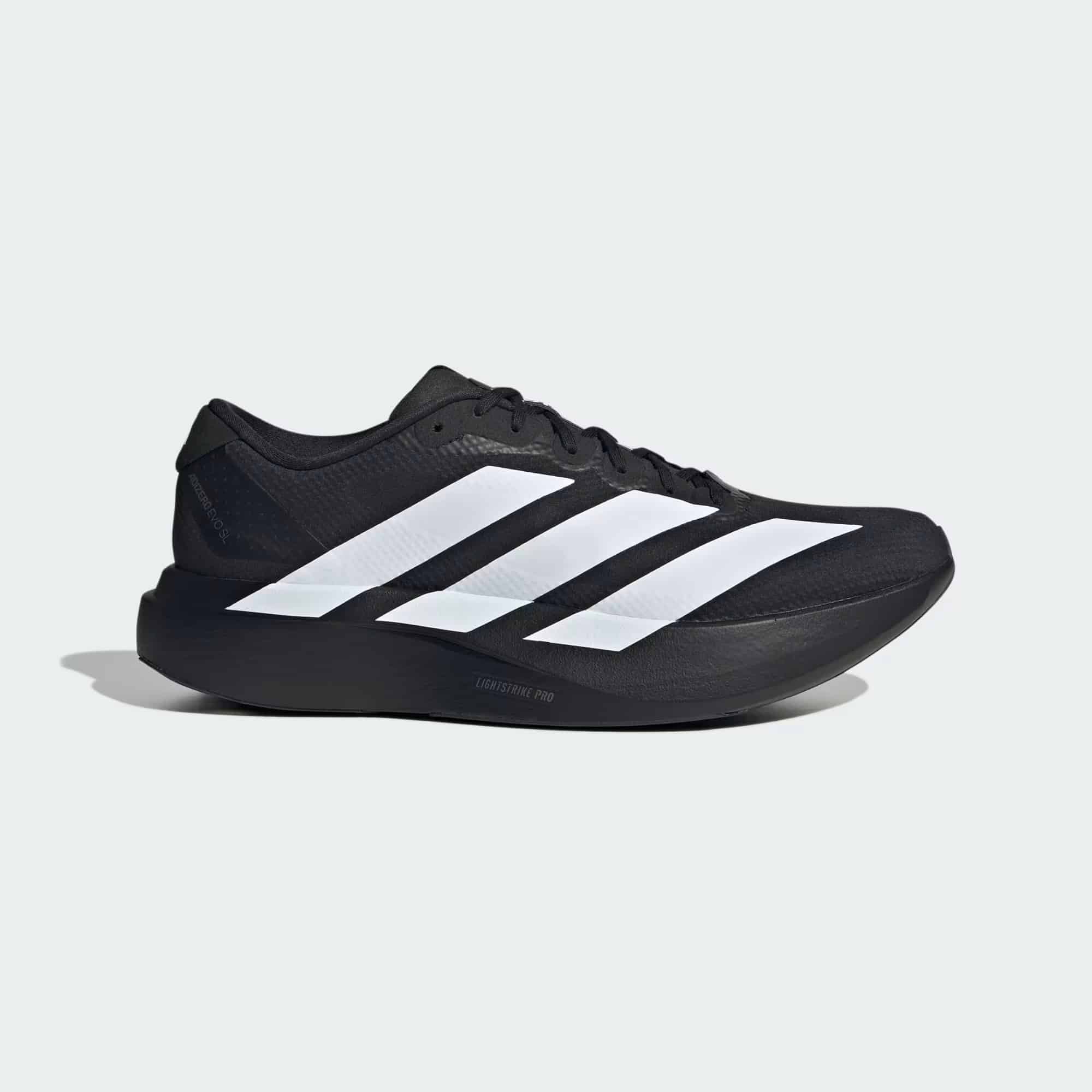ADIDAS ADIZERO EVO SL WOVEN アディダス アディゼロ エボ エスエル ウーブン Core Black / Cloud White / Carbon 26.5cm JR4728 スニーカー メンズ 4068812866166 【送料無料 北海道/沖縄/離島を除く】 Core Black / Cloud White / Carbon 26.5cm