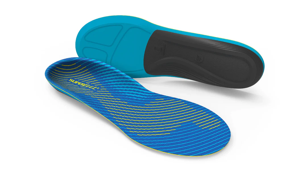 SUPERFEET  Active Support スーパーフィート インソール Medium Arch（BLUE） INSOLE  Eサイズ 26.0cm～28.0cm 正規品 863018252218【税込み10,000円以下 送料1,100円 北海道/沖縄/離島着払い】 BLUE E(26.0～28.0cm)