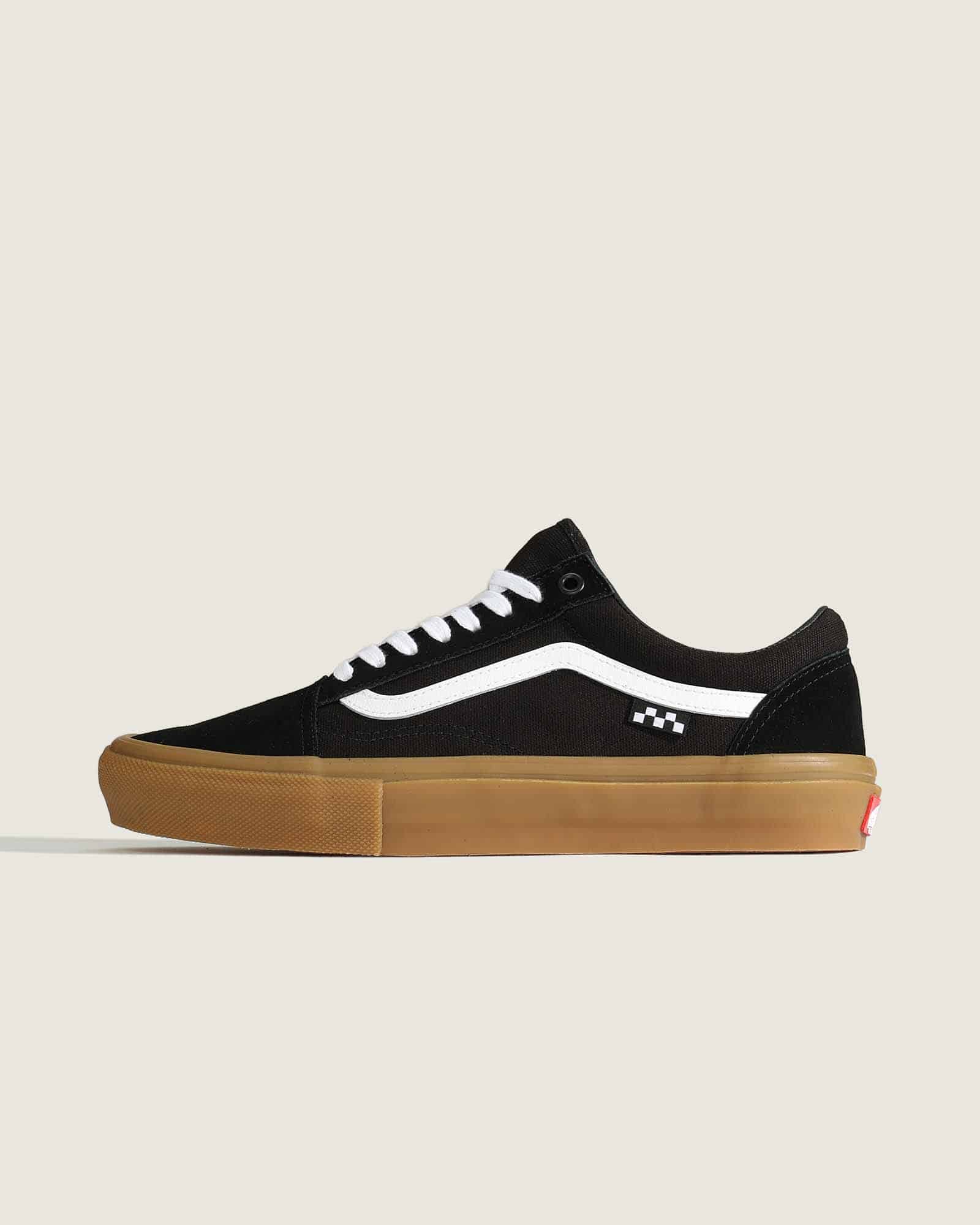 VANS SKATE Old Skool BLACK/GUM VN0A5FCBB9M バンズ スケートオールドスクール  24.5㎝ スニーカー メンズ レディース シューズ 0194905588876 【送料無料 北海道/沖縄/離島を除く】 BLACK/GUM 24.5㎝