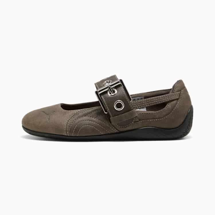 プーマ  ウィメンズ スピードキャット バレエ エトワール ドレスアップ スニーカー PUMA SPEEDCAT BALLET DRESS-UP WNS Matte Bronze-PUMA Black 23.5cm～24.5cm 408054_01 4070032879796 【送料無料 北海道/沖縄/離島を除く】 Matte Bronze-PUMA Black 23.5cm