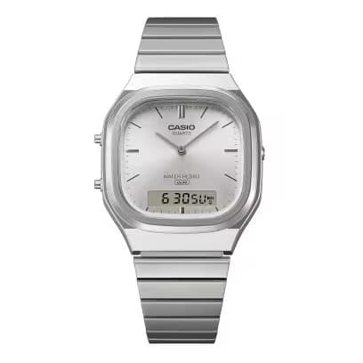 【再入荷】カシオ クラシック CASIO CASIOCLASSIC  AQ-240E-7AJF SILVER メンズ レディース 4549526409615 腕時計 国内正規品  【 北海道/沖縄/離島 着払い】 7AJF FREE