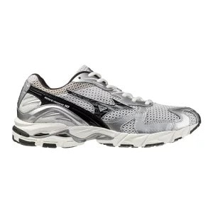  MIZUNO ミズノ WAVE RIDER 10 06:ホワイト×チャコール×シルバー 24.0cm  D1GA261D06 4582767791361 レディース スニーカー スポーツスタイル  【送料無料 北海道/沖縄/離島を除く】 06:ホワイト×チャコール×シルバー 24.0cm