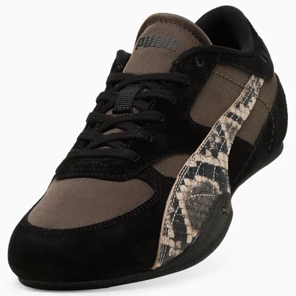 プーマ ベラ ミナ スネーク ウィメンズ  PUMA BELLA MINA SNAKE WNS Matte bronze-Puma black 23.0㎝～25.0㎝ 408055_01 4070032773674 【送料無料 北海道/沖縄/離島を除く】 Matte bronze-Puma black 23.0㎝
