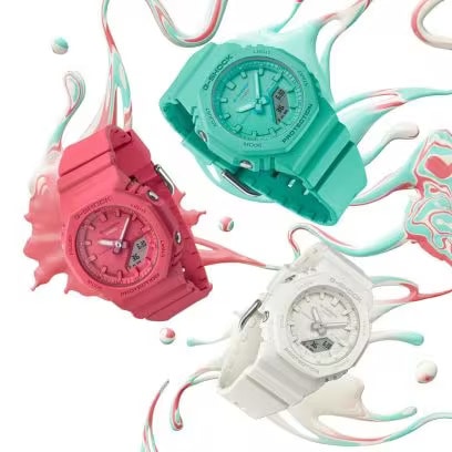 カシオ CASIO G-SHOCK GSHOCK ジーショック ANALOG-DIGITAL WOMEN GMA-P2100-7AJF  耐衝撃構造 （ショックレジスト） 20気圧防水 八角形 オクタゴンベゼル 腕時計 国内正規品 【送料無料 北海道/沖縄/離島除く】 7AJF FREE