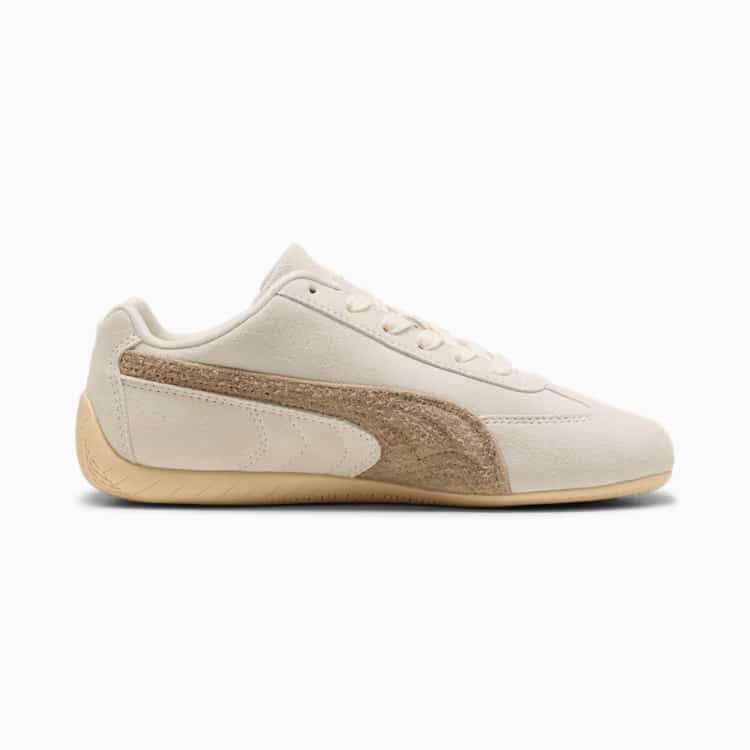 PUMA SPEEDCAT プーマ スピードキャットエレベーテッド レディース スニーカー シューズ Warm White-Ice Coffee 23.5cm 403619_01 4069156860667 【送料無料 北海道/沖縄/離島を除く】 Warm White-Ice Coffee 23.5cm