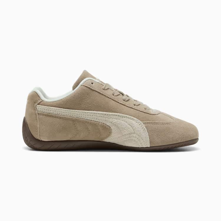 PUMA SPEEDCAT プーマ スピードキャットエレベーテッド レディース スニーカー シューズ Ice Coffee-Alpine Snow 23.5cm 403619_02 4069156860353 【送料無料 北海道/沖縄/離島を除く】 Ice Coffee-Alpine Snow 23.5cm