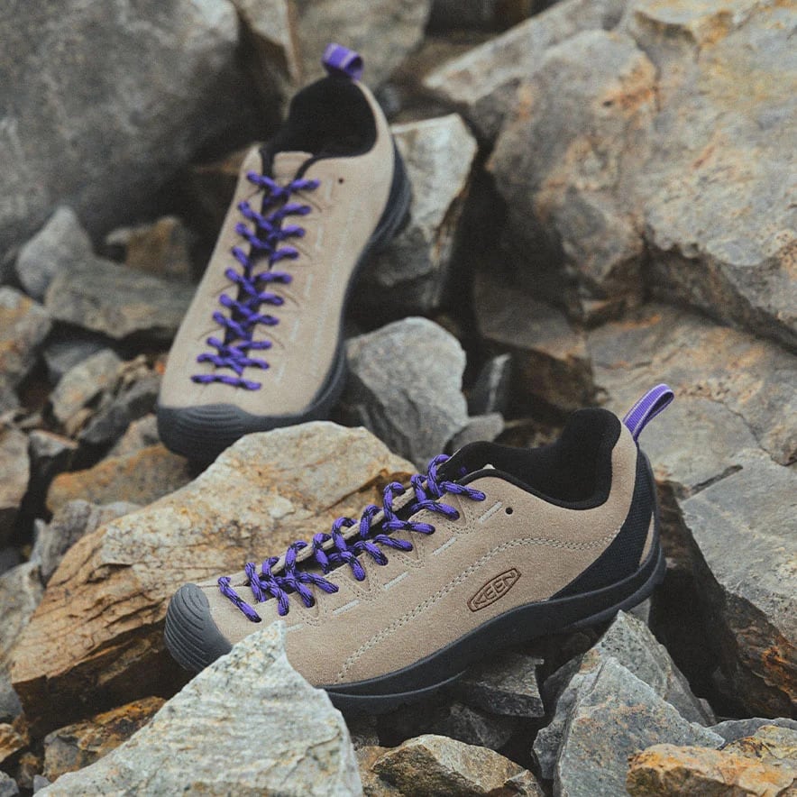 KEEN JASPER WOMEN キ－ン ウィメンズ ジャスパー スニーカー Brindle/Tillandsia Purple 23.5cm 1026259 0191190983874 【送料無料 北海道/沖縄/離島を除く】 Brindle/Tillandsia Purple 23.5cm
