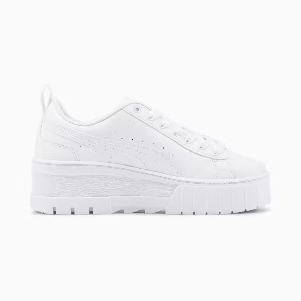 【PUMA】 Mayze Wedge Wns  Puma white プーマ ウィメンズ メイズ ウェッジ  386273 04 スニーカー  シューズ 25.0cm 4065449923583 KX3  【送料無料 北海道/沖縄/離島を除く】 25.0cm