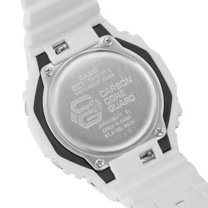 カシオ CASIO G-SHOCK GSHOCK ジーショック ANALOG-DIGITAL 2100Series GA-2100-7A7JF  WHITE カーボンコアガード構造 耐衝撃構造 （ショックレジスト） 20気圧防水 八角形 オクタゴンベゼル 国内正規品 【送料無料 