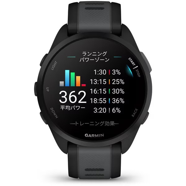 GARMIN ガーミン Forerunner 165 Black/Gray 010-02863-80 GPS スマートウォッチ タッチパネル  PacePro機能 レースウィジット VO2 MAX 血中酸素トラッキング 腕時計 【送料無料 北海道/沖縄/離島を除く】