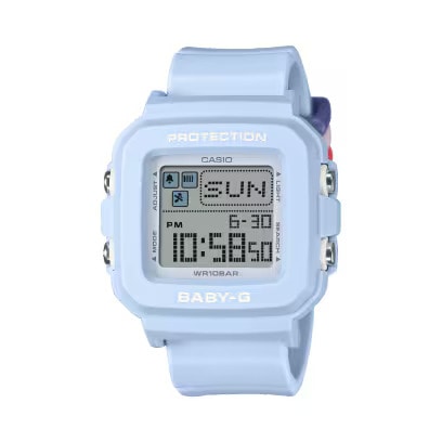 カシオ CASIO BABY-G BABYG ベビージー BABY-G＋PLUS BGD-10 Series BGD-10L-2JR ブルー  耐衝撃構造（ショックレジスト） 10気圧防水 カスタマイズバンドループ 腕時計 国内正規品 4549526392382 【送料無料  北海道/沖縄/離島を除く】