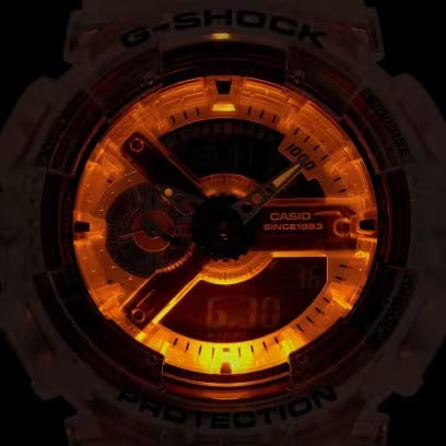 【40周年限定モデル】カシオ CASIO G-SHOCK GSHOCK ジーショック G-SHOCK 40th Anniversary CLEAR  REMIX ANALOG-DIGITAL 110SERIES GA-114RX-7AJR 耐衝撃構造 耐磁時計（JIS1種） 20気圧防水 腕時計  ...