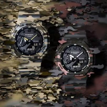 From left: GA-2100CM-5A, GA-2100CM-8A