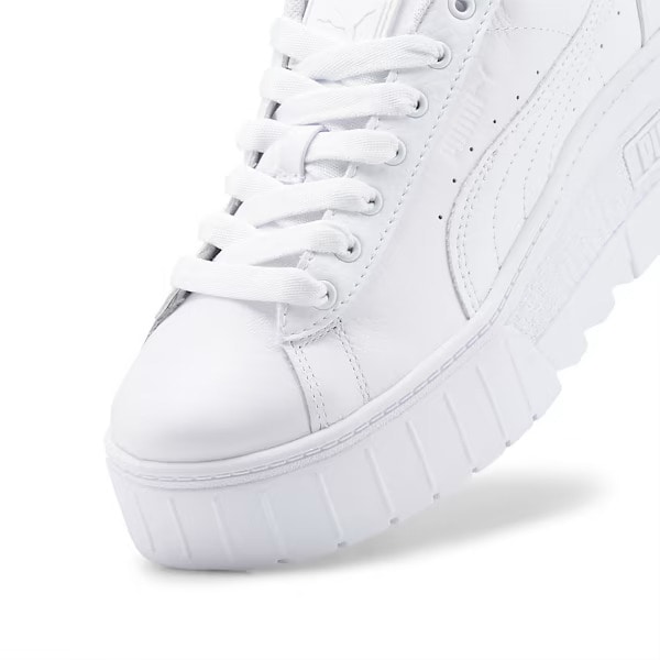 【PUMA】 Mayze Wedge Wns  Puma white プーマ ウィメンズ メイズ ウェッジ  386273 04 スニーカー  シューズ 24.0cm 4065449923538 KX3  【送料無料 北海道/沖縄/離島を除く】 24.0cm