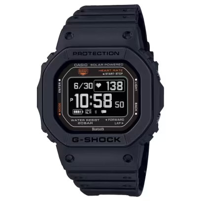 カシオ CASIO G-SHOCK ジーショック  G-SQUAD DIGITAL 5600Series DW-H5600-1JR 光学式センサー 心拍計測 血中酸素レベル計測 歩数計測 加速度センサー 高精細MIP液晶 USB充電/ソーラー充電 腕時計 国内正規品【送料無料 北海道/沖縄/離島除く】 1JR FREE