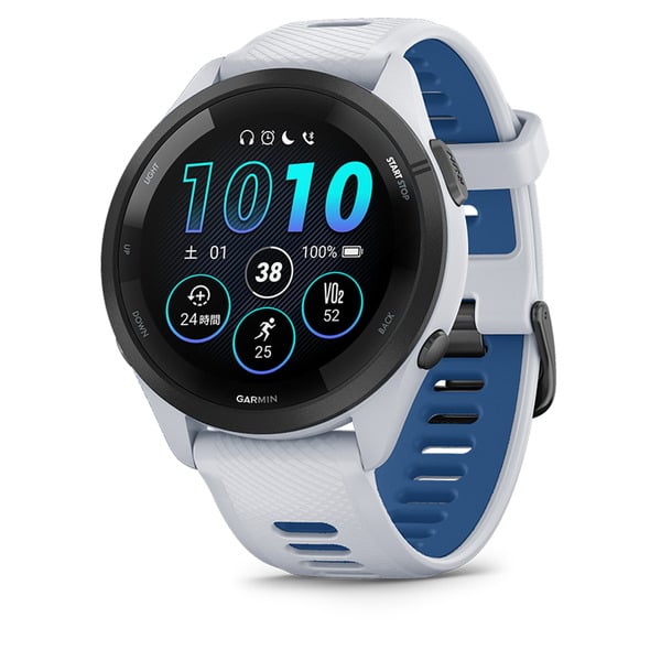 【DISCOUNT】 GARMIN ガーミン Forerunner 265 White Suica対応  010-02810-41 GPS スマートウォッチ 通知機能 モーニングレポート レースウィジェット HRVステータス ランニングパワー PacePro機能 VO2 MAX GARMIN正規商品 【送料無料 北海道/沖縄/離島を除く】 White FREE